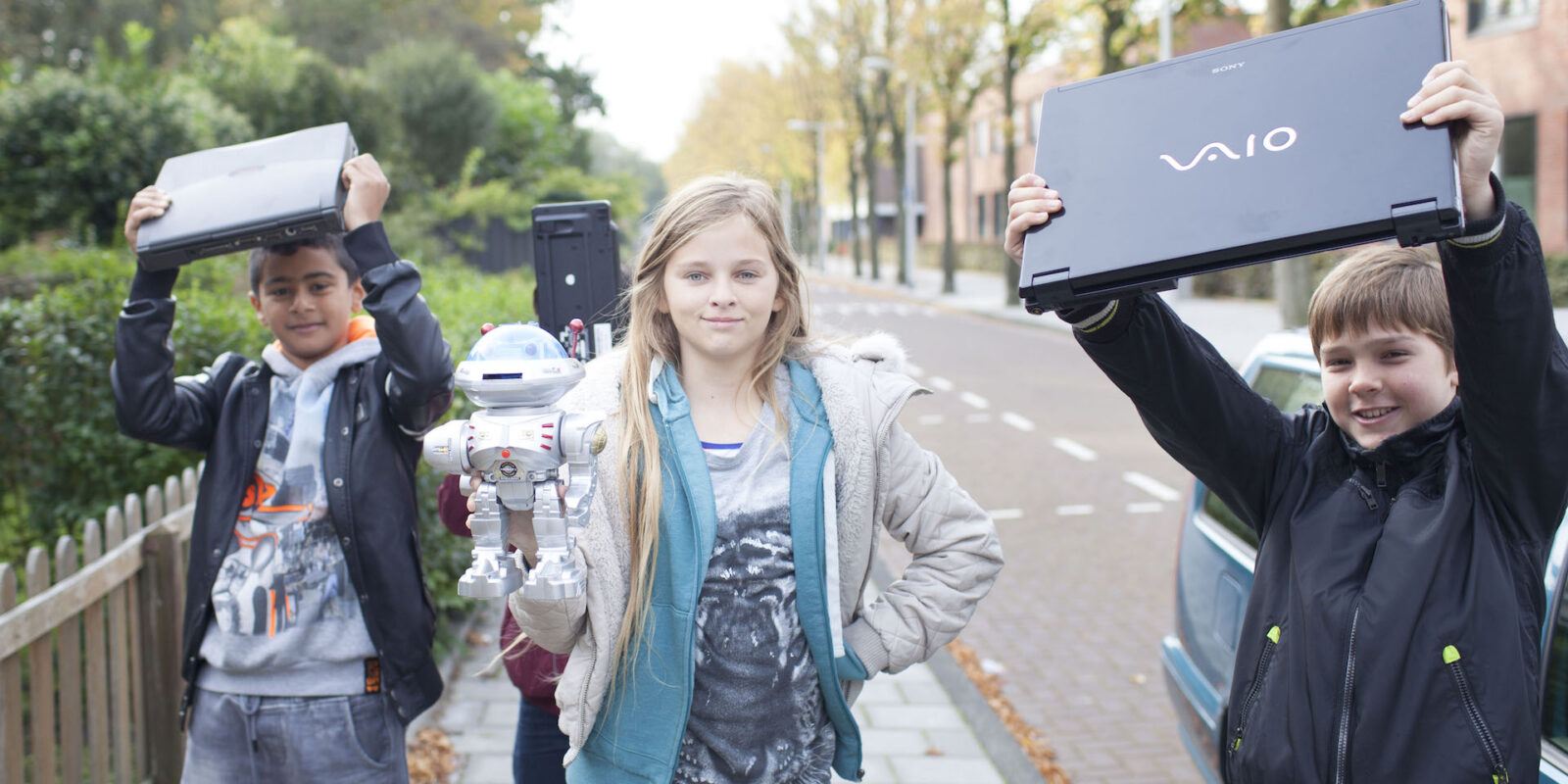 Omschrijving afbeelding over Kinderen weer enthousiast over E-Waste Race